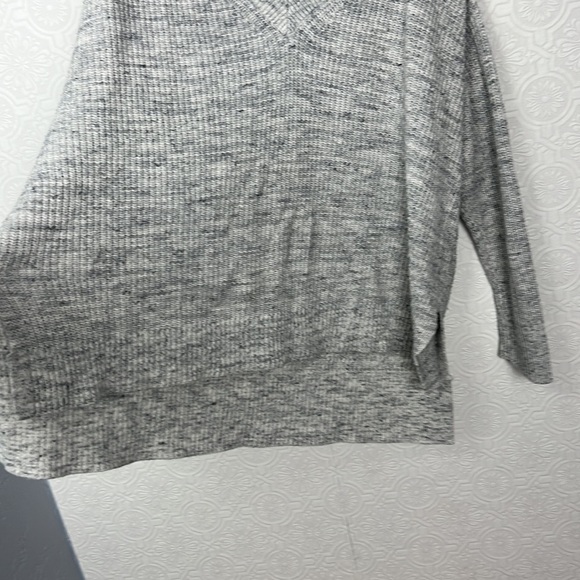 Lane Bryant Vneck Sweater Grey Relaxed Traditional Fit 100% Cotton Classic 22 24 - Picture 3 of 7